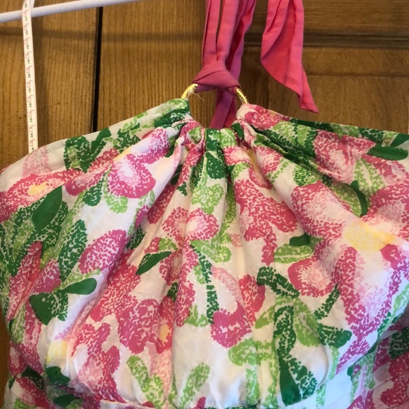 Lilly Pulitzer dress. Silk and linen. Pink white - Picture 3 of 6